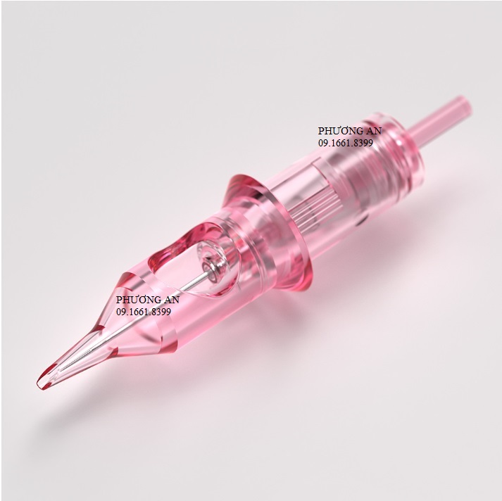 Hộp 10 Kim xăm hồng đầu đạn giá rẻ dùng cho tất cả các dòng máy pen