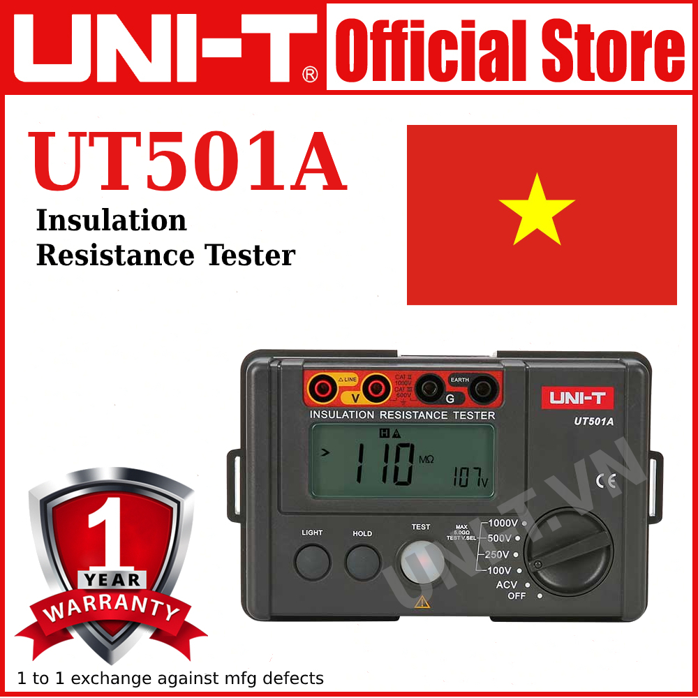 [HCM]UNI-T UT501A Insulation Resistance Tester
