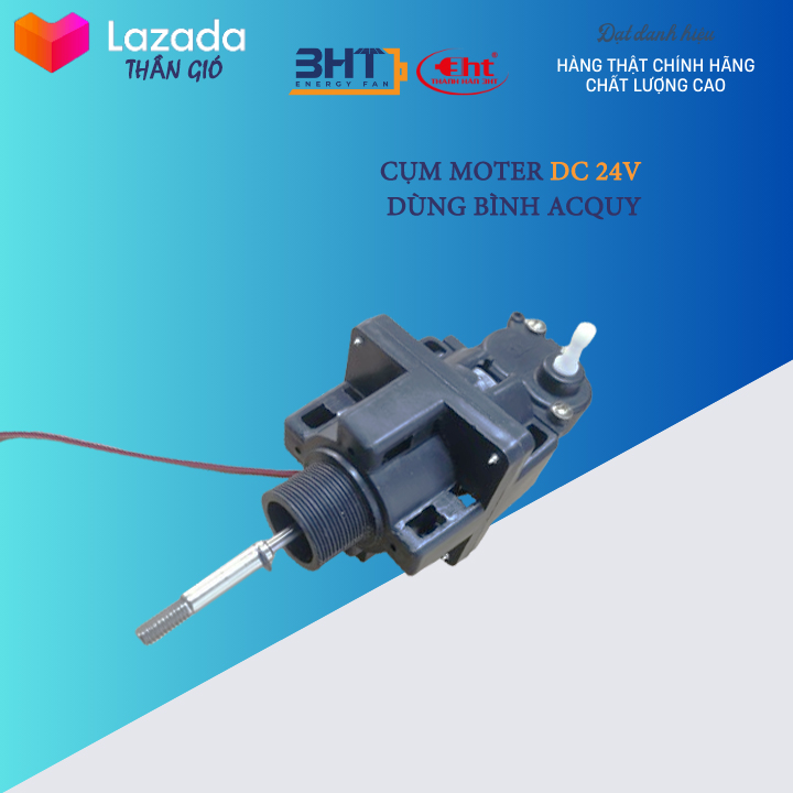 Đầu quạt DC 6V, 12v, 24V - DÙNG BÌNH ACQUY 6V,12V,24V
