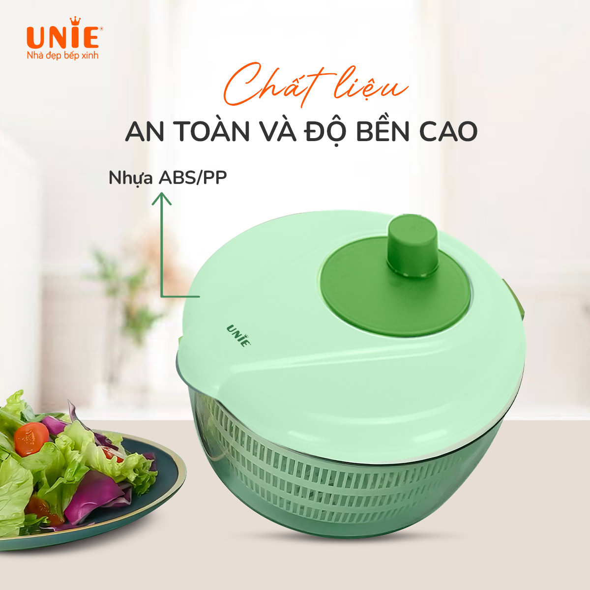 Rổ quay rau ly tâm Unie US5200