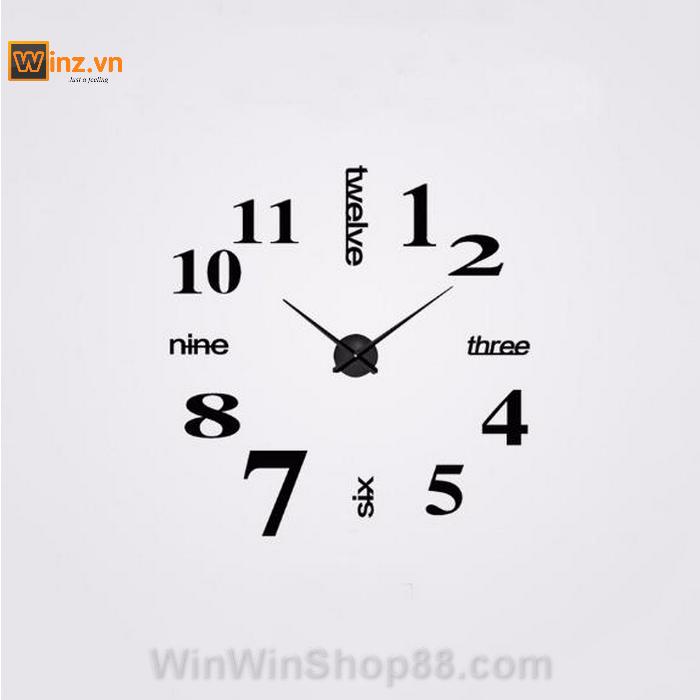 [HCM]Đồng hồ dán tường tự tạo DIY V.3