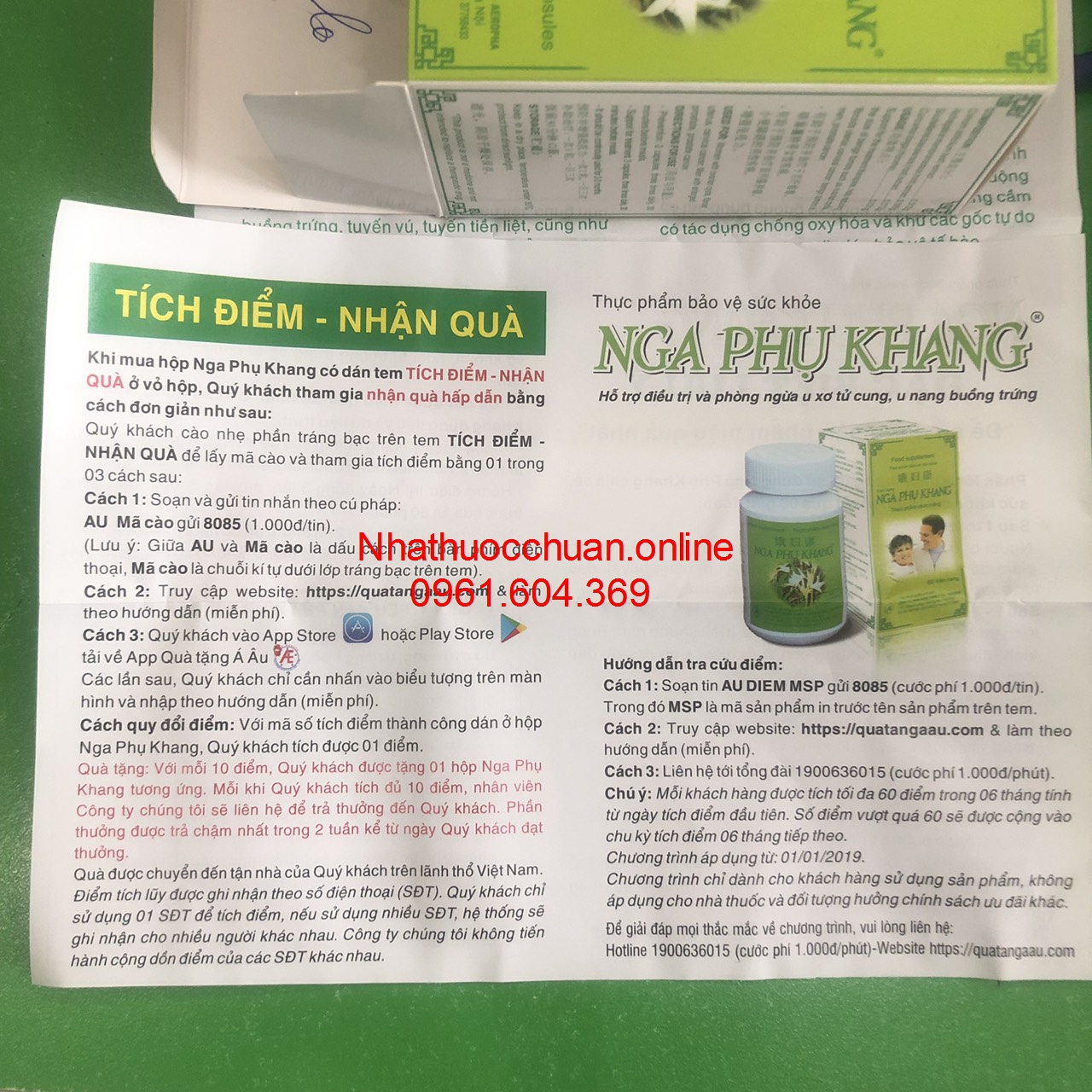 Nga Phụ Khang ( Hộp 60 viên)