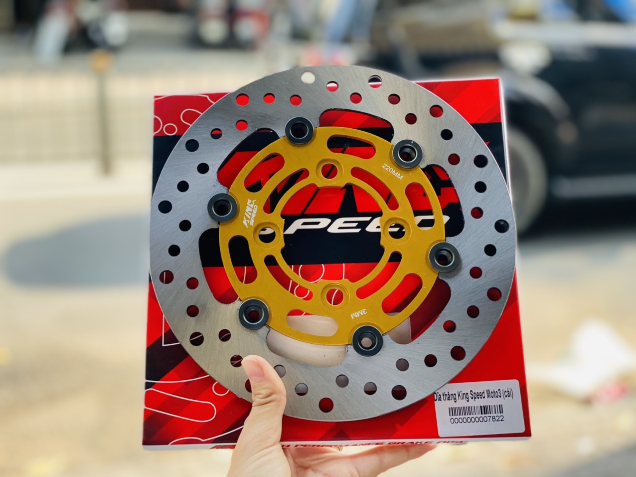 Đĩa thắng KingSpeed Moto 3 size 220mm 4 lỗ