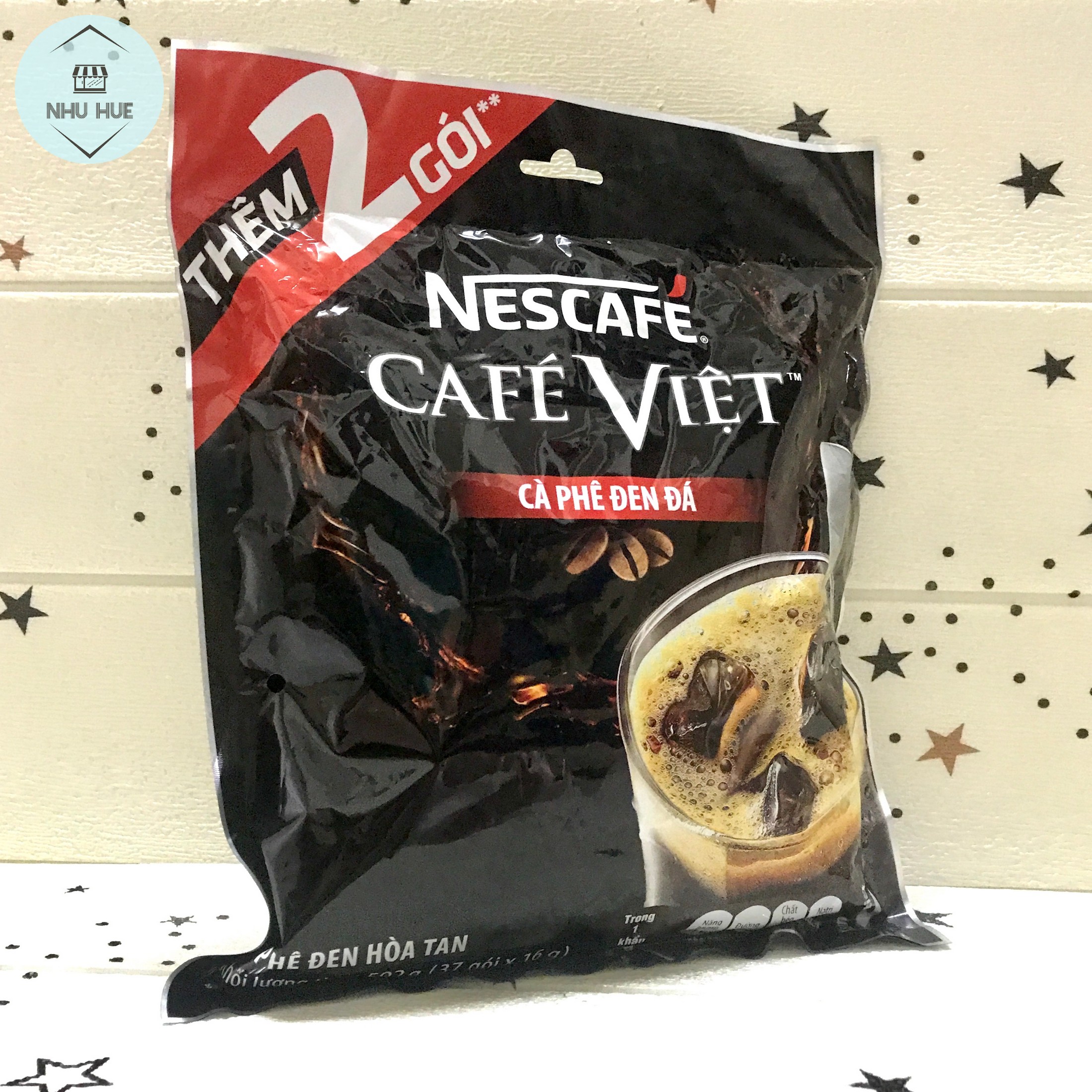 Cà phê Nescafe Việt đen đá (túi 35 gói x 16g)
