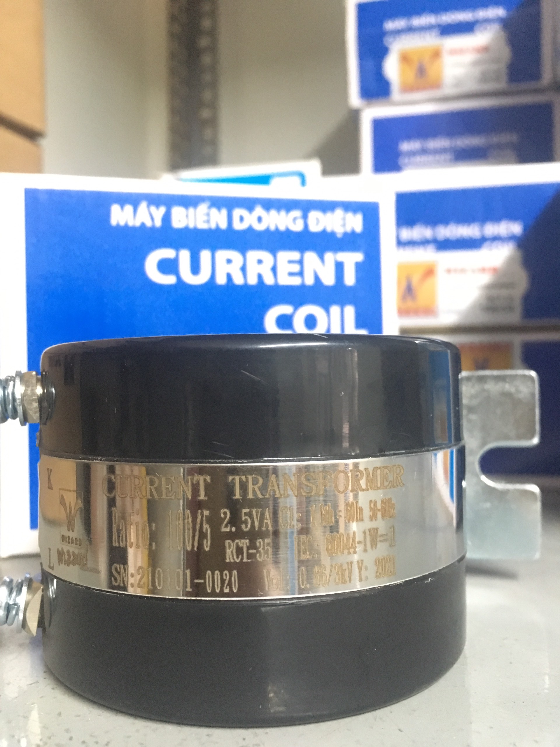 Biến dòng đo lường đế sắt RCT 50/5A ~ 300/5A