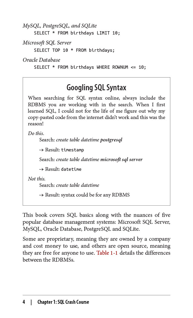 SQL Pocket Guide A Guide