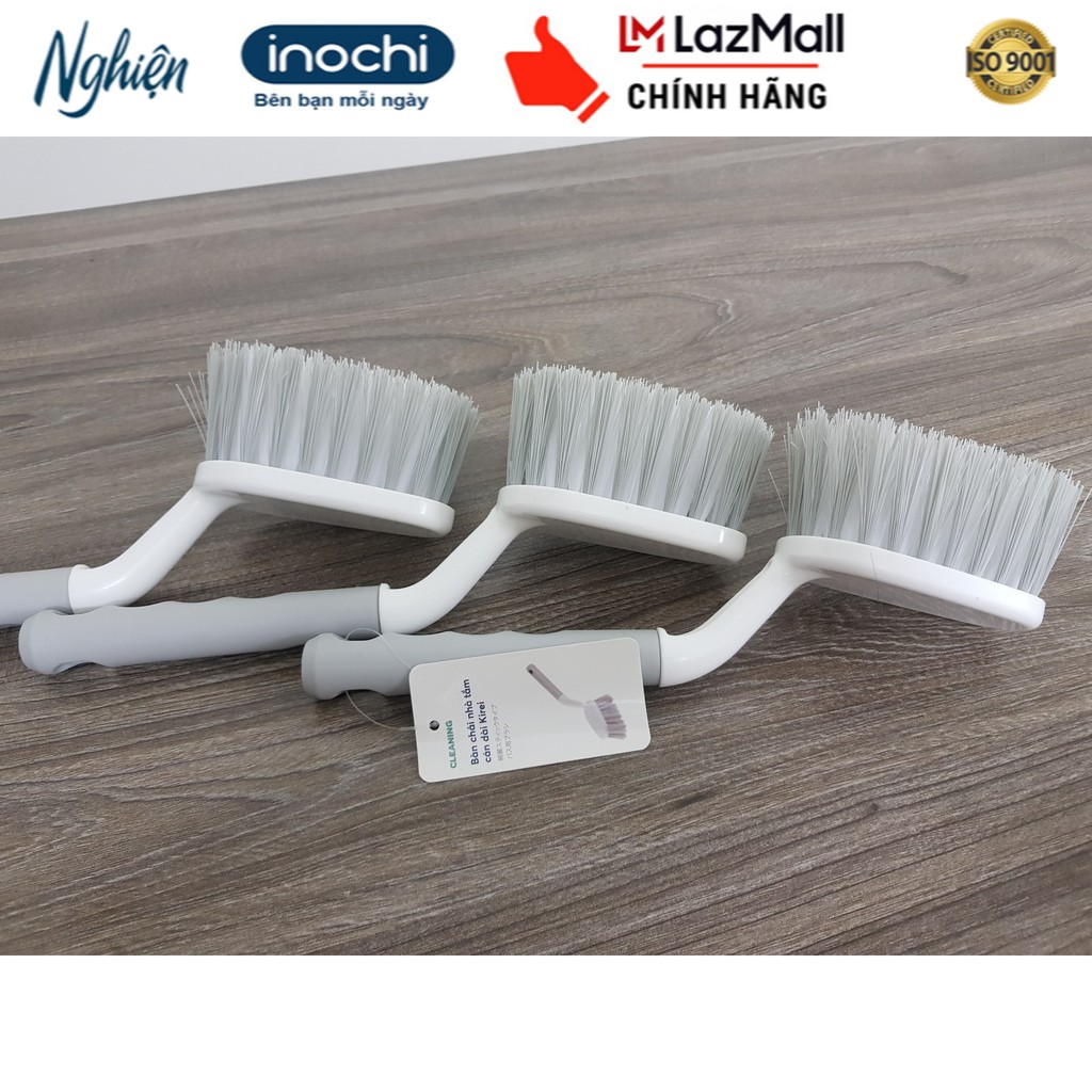 Bàn chải nhà tắm cán dài kirei (26cm)
