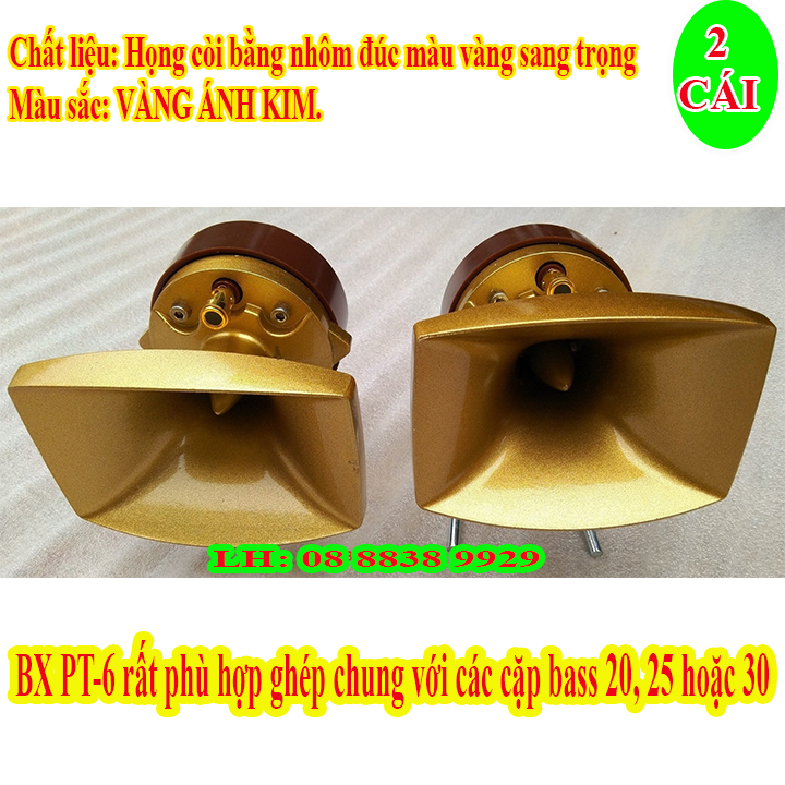 Loa treble cao cấp pt6 - tặng tụ 2,2mf - giá 1 đôi