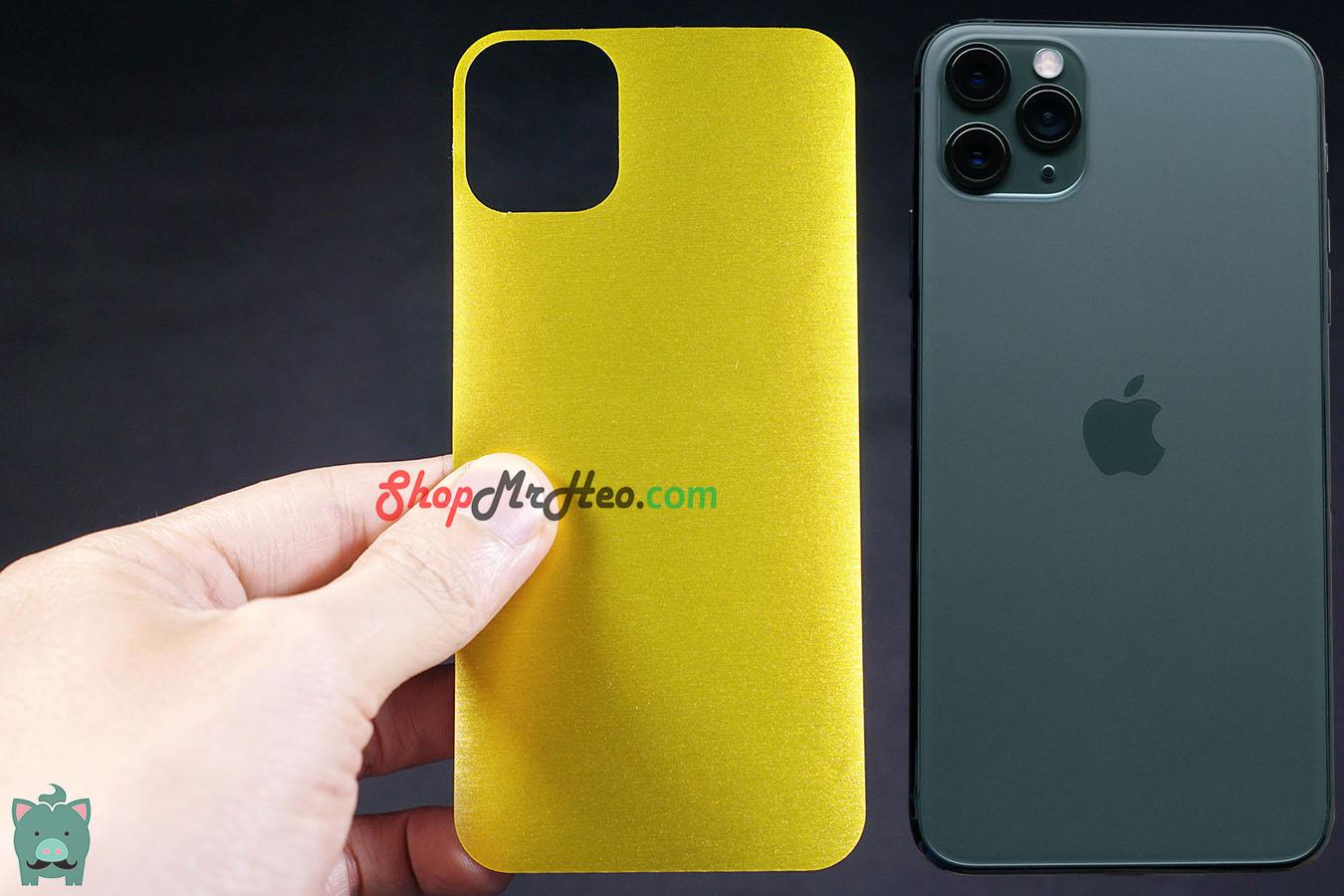 [HCM]Skin Dán Mặt Sau Lưng Vân Nhôm Iphone 11 - Iphone 11 Pro - Iphone 11 Pro Max