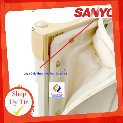 Ron cửa tủ lạnh Sanyo Model SR-9(KR-JR-CR) 90 lit 1 cửa