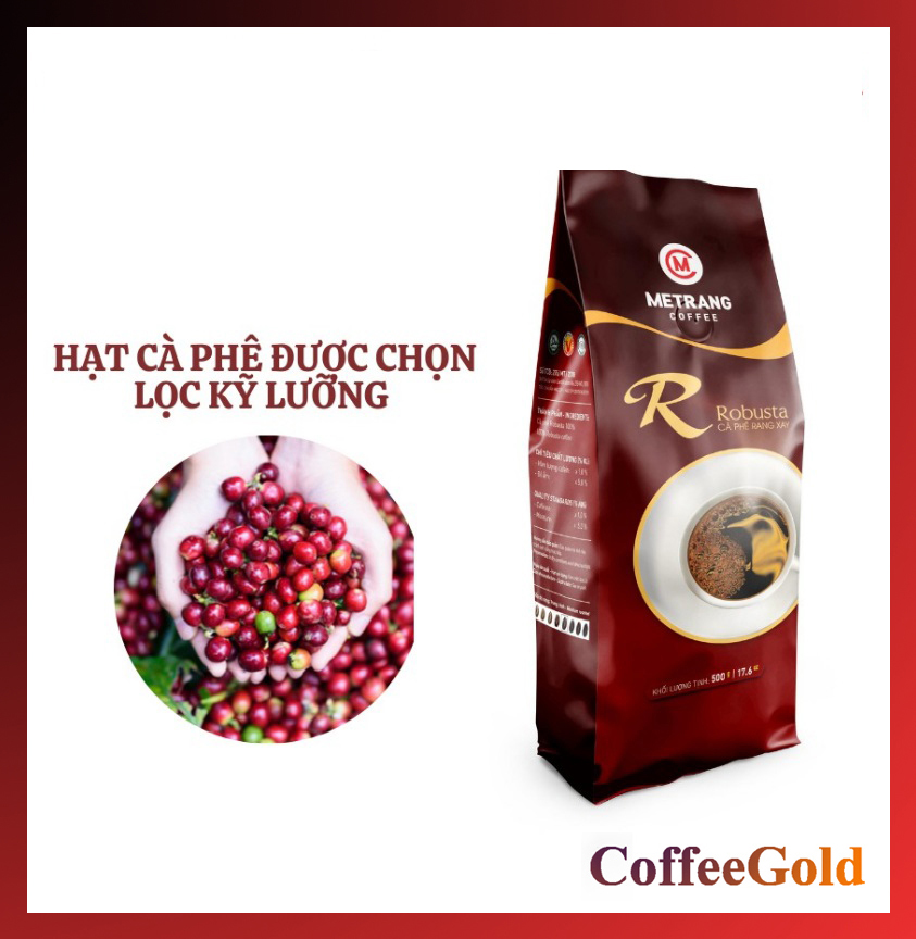 Cà Phê Robusta - Mê Trang - túi bột 500g - cà phê nguyên chất