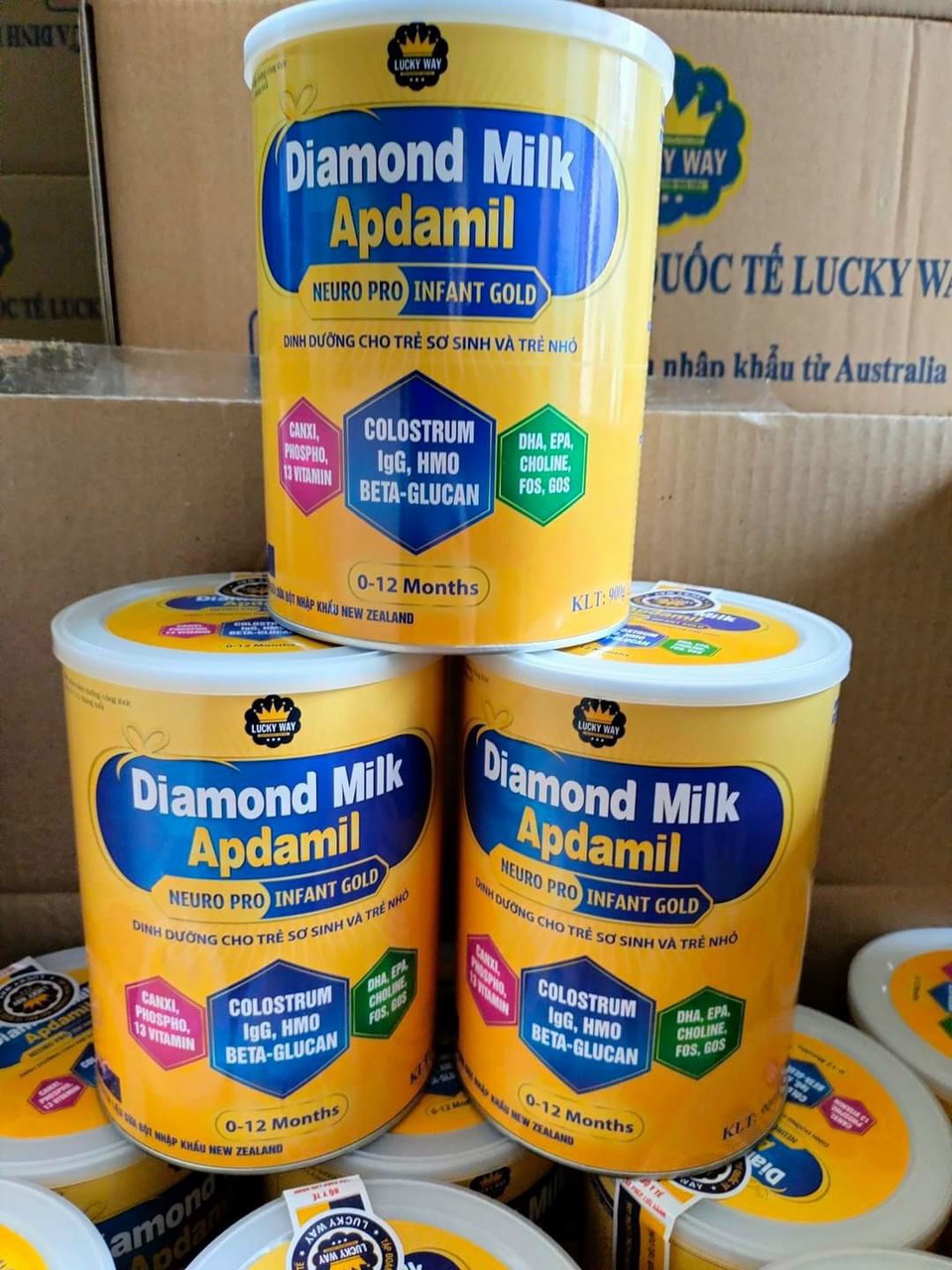SỮA DIAMOND MILK APDAMIL INPANT GOLD (dành cho trẻ sơ sinh 0-12Tháng và trẻ nhỏ)