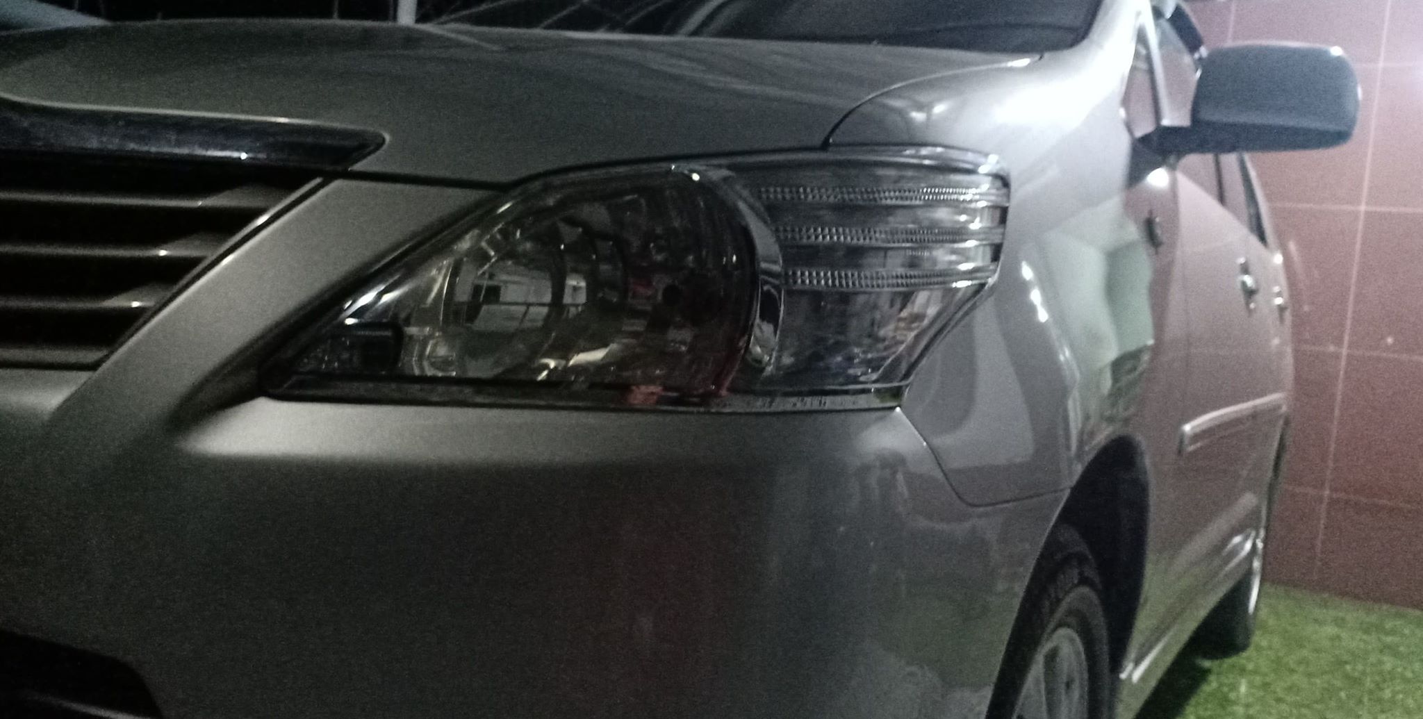 BỘ ỐP VIỀN ĐÈN PHA MẠ CROM XE INNOVA 2013, 2014, 2015, 2016