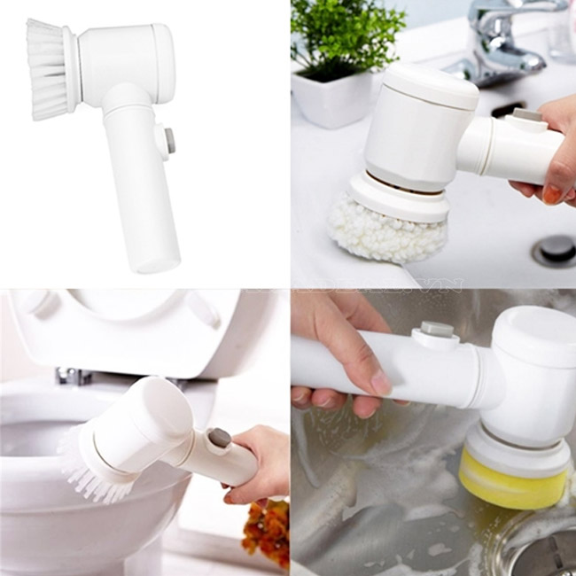 Máy cọ rửa đánh sạch vết bẩn Magic Brush 5 in 1