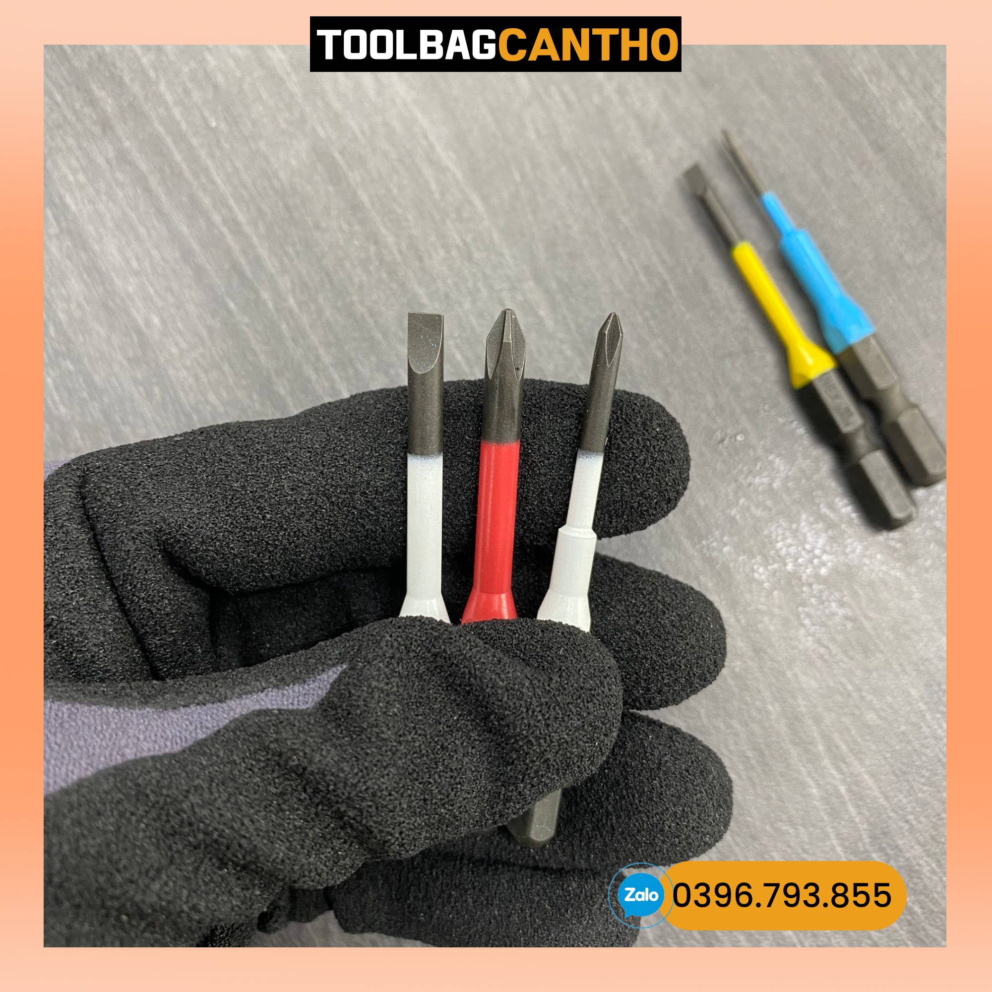 Vỉ 5 mũi vít +00,+0+1-3-4 x 65 Anex ACPM5-01