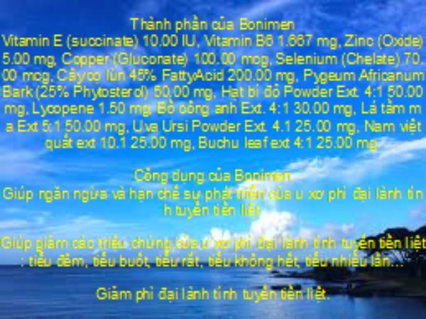 Bonimen ( Hộp 30 viên)
