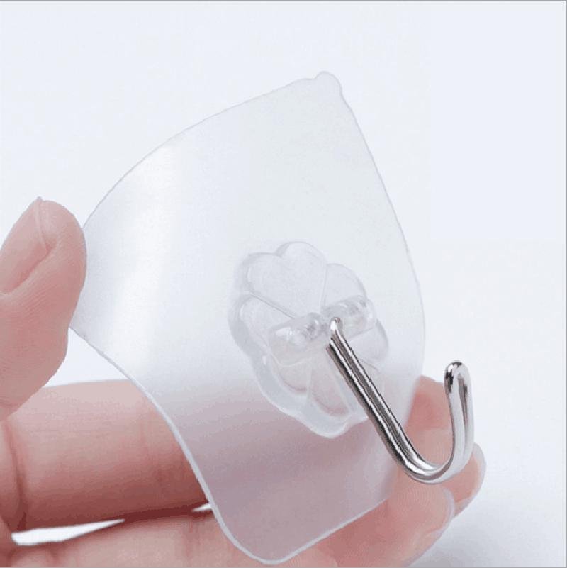 COMBO 10 -20 Móc Dán Tường Treo Đồ Đa Năng Chịu Lực Trong Suốt