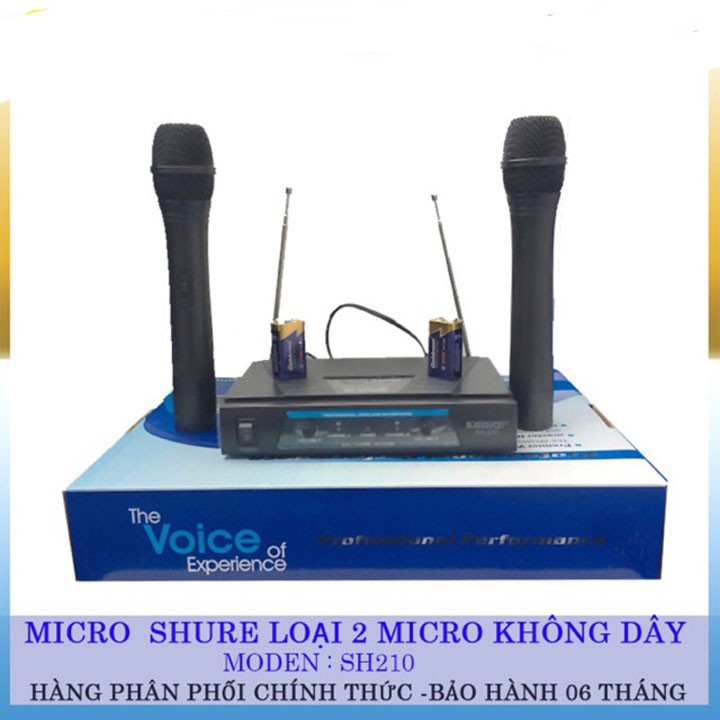 Micro Shuree SH210 không dây kèm 2 Micro - Mic SH210 - Micro Shuree SH210 - 020