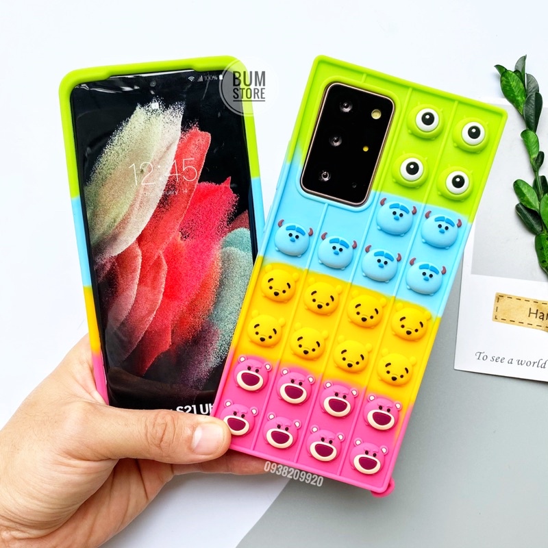 Ốp Lưng PopIt Samsung S21 Ultra , S21 Plus , S20 Plus , S10 Plus , S10 , Note 20 Ultra , Note 20 , Note 10 Plus , Note 10 ,  Note 9 , S20 FE