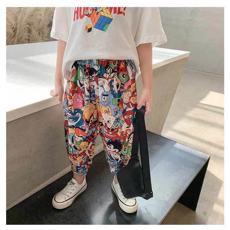 Quần jogger họa tiết hoạt hình cho bé |( N00812 )