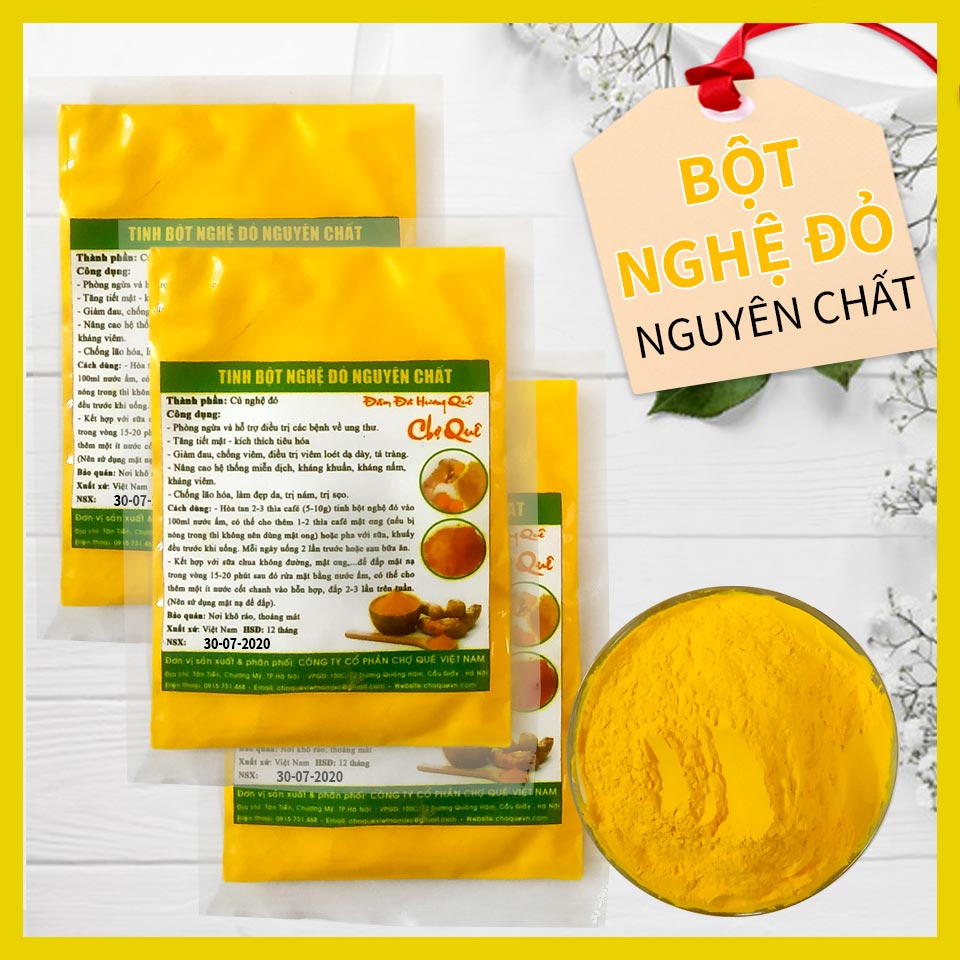 Tinh Bột Nghệ Đỏ Gói 50g