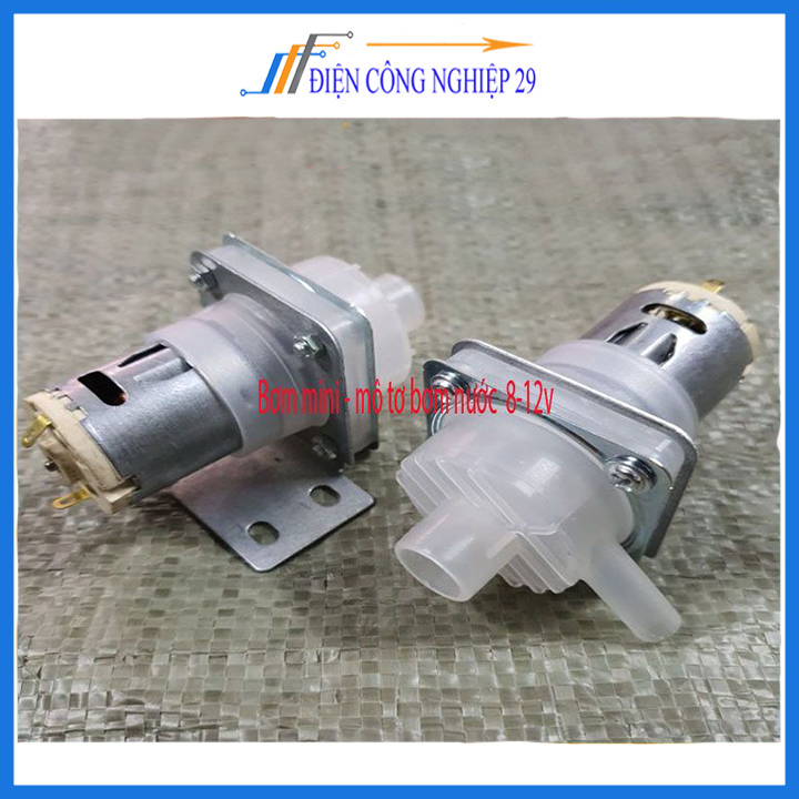 Bơm mini - mô tơ bơm nước  8-12v