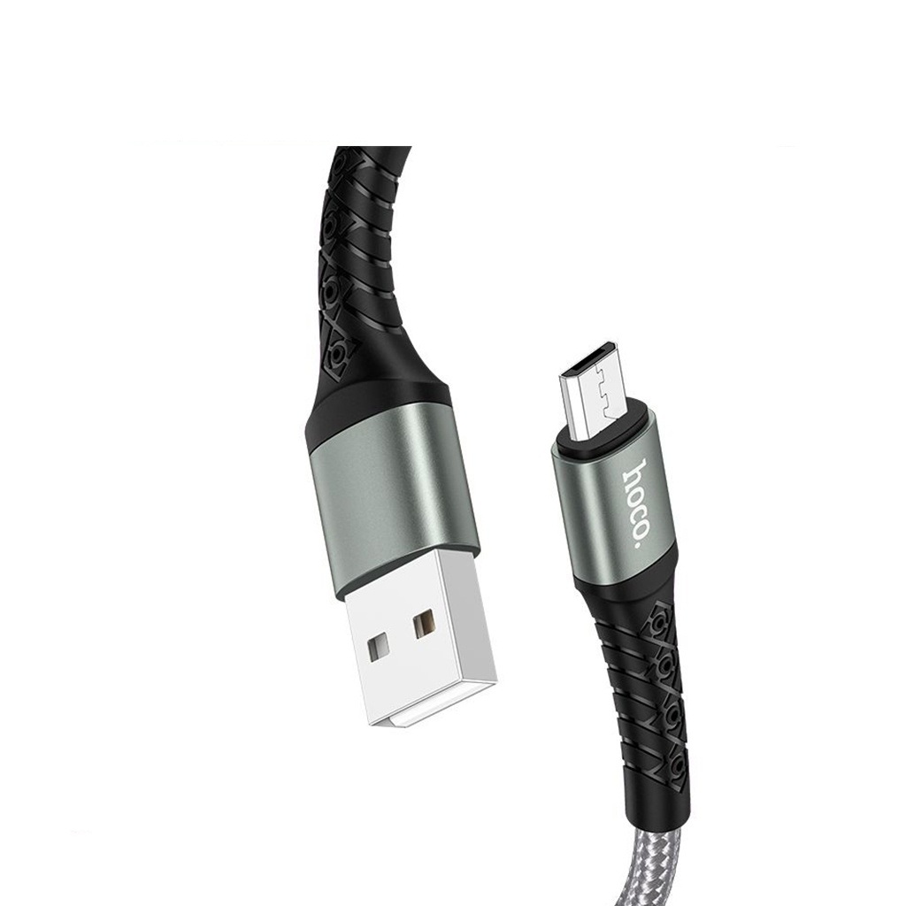 Cáp sạc Hoco DU19 sạc nhanh 3A dây dù siêu bền cho Android