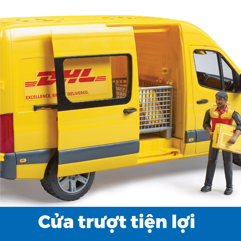 Đồ Chơi BRUDER Mô Hình Xe Chở Hàng Dhl BRU02671