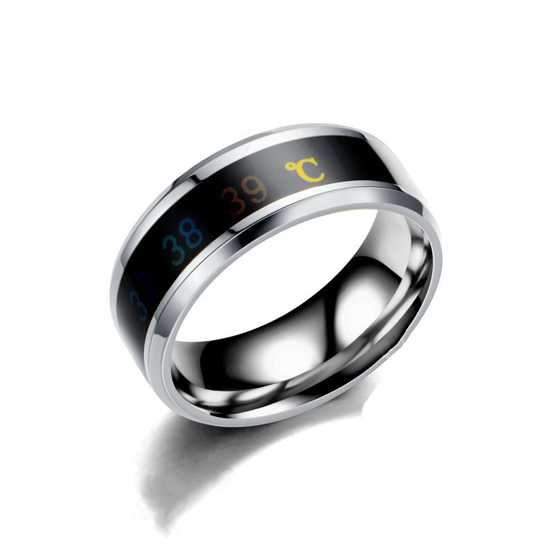 Nhẫn nam đo nhiệt độ thông minh - ring smart