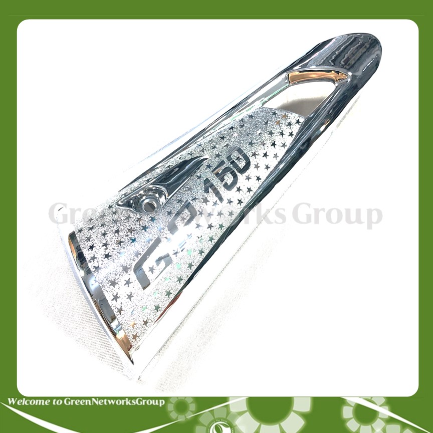 [HCM]Ốp che cổ pô Exciter 150 mạ xi Greennetworks