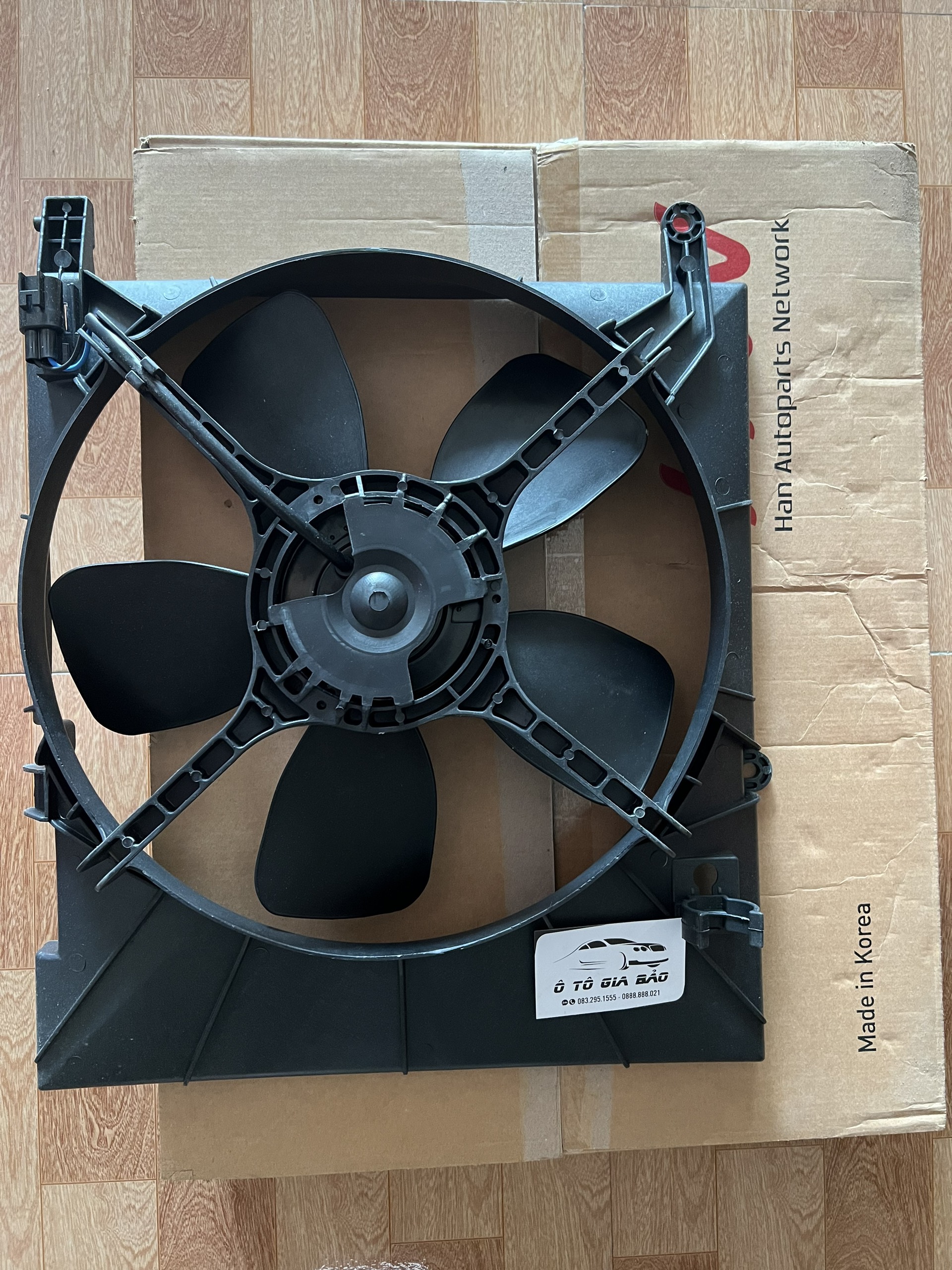 quạt két nước gentra , aveo