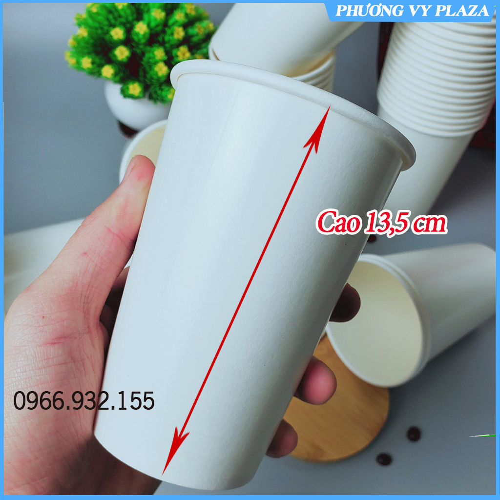 50 chiếc cốc giấy 540ml - 18OZ cao cấp hàn quốc