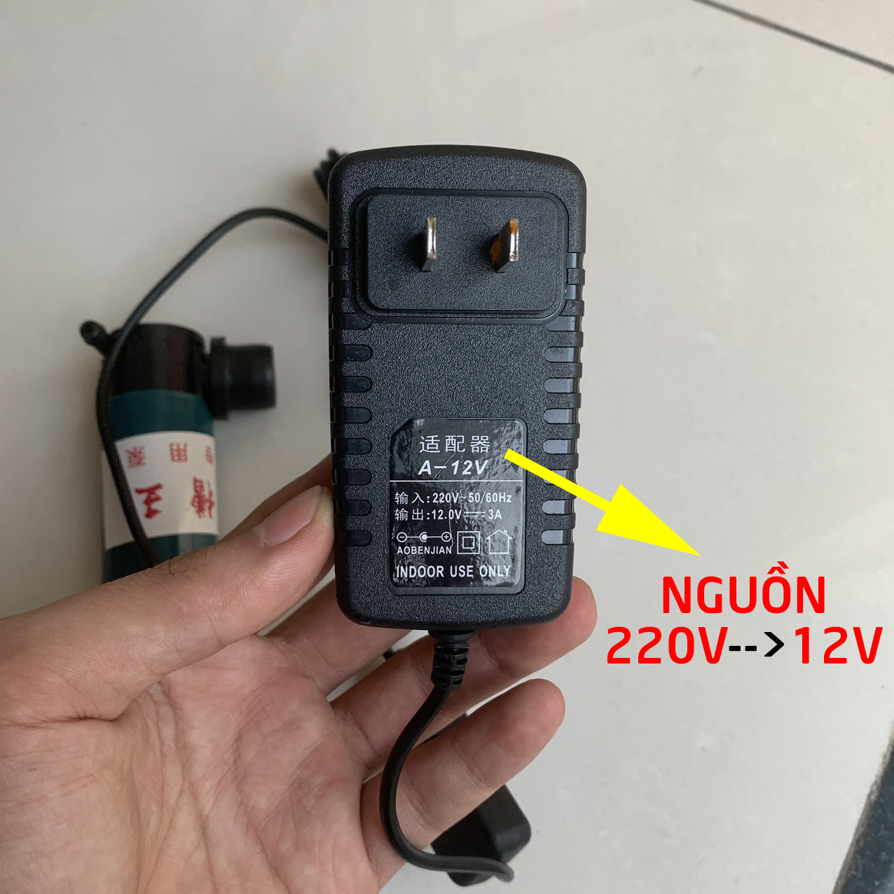 Bơm nước mini Caowang 12V hàng chuẩn chính hãng