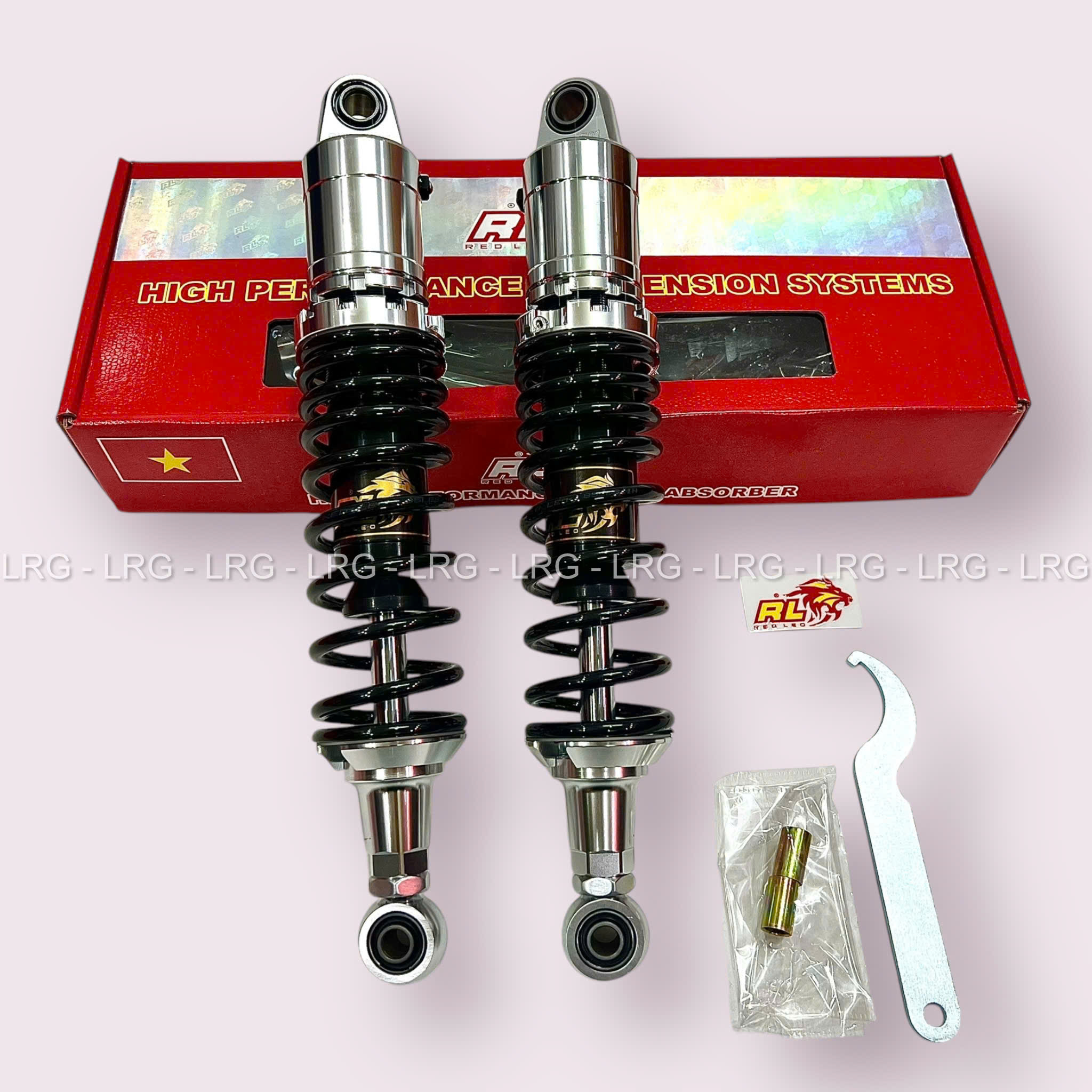 Phuộc Redleo Không Bình Dầu KTC Wave V2 2025 Lắp Như Zin Cho Fuled, Cub, Wave, Dream Các Đời