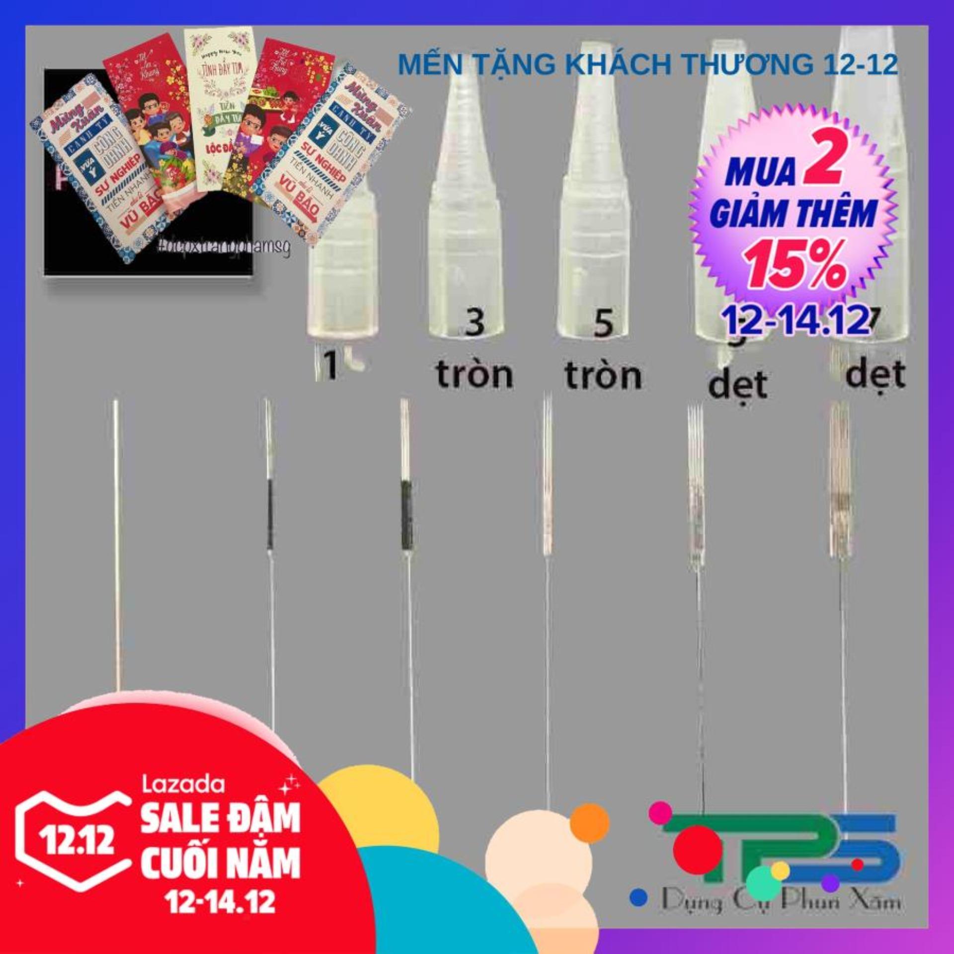 Ngòi phun xăm thẩm mỹ , ngòi 1 phổ thông (100 ngòi/bịch)