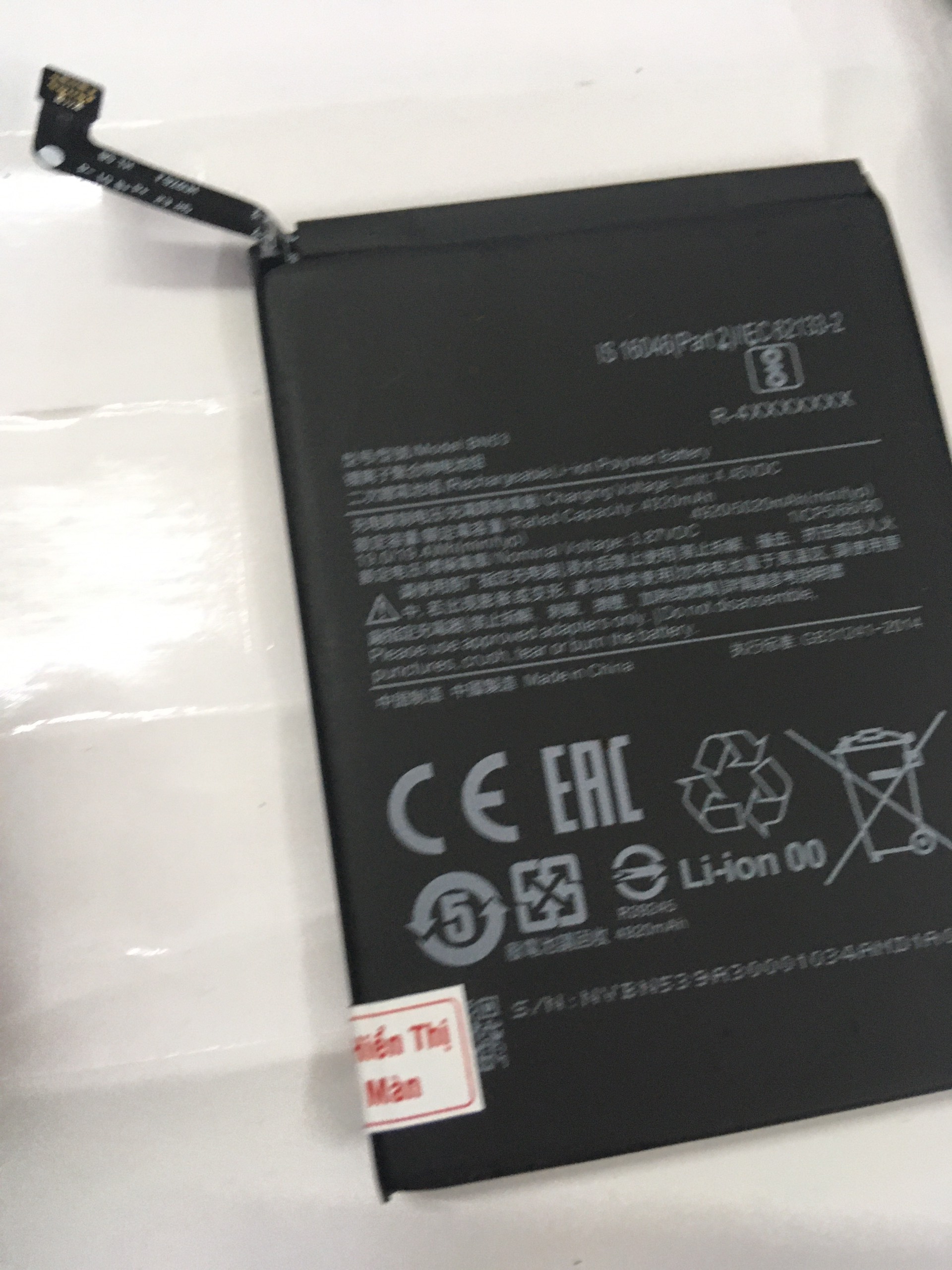 Pin thay cho BN53 / Redmi Note 9 Pro / Redmi Note 10 Pro / Redmi Note 9Pro / Redmi Note 10Pro kèm bộ sửa và keo dán.