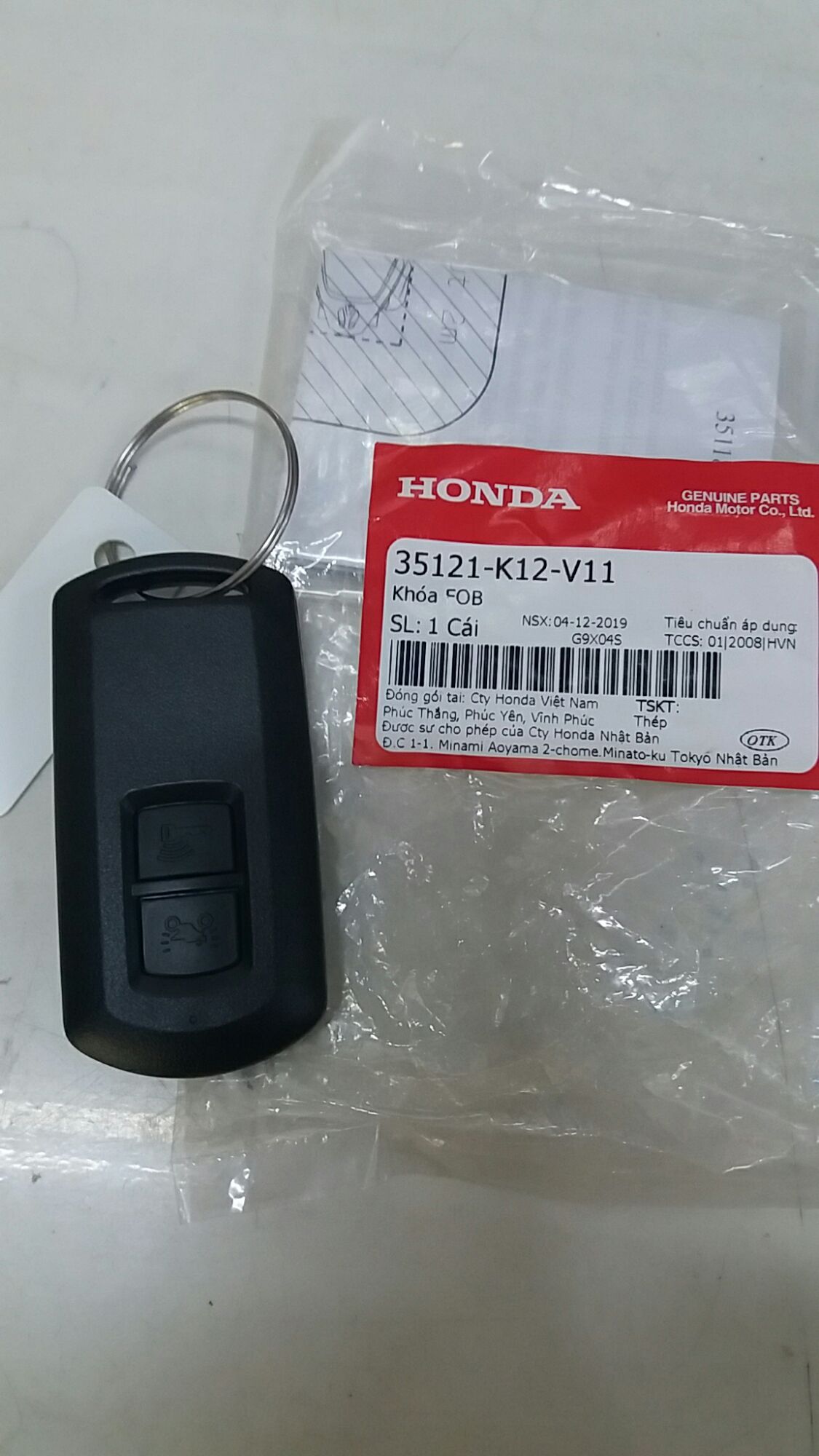 Khóa Điều khiển smartkey Lead125, Vision