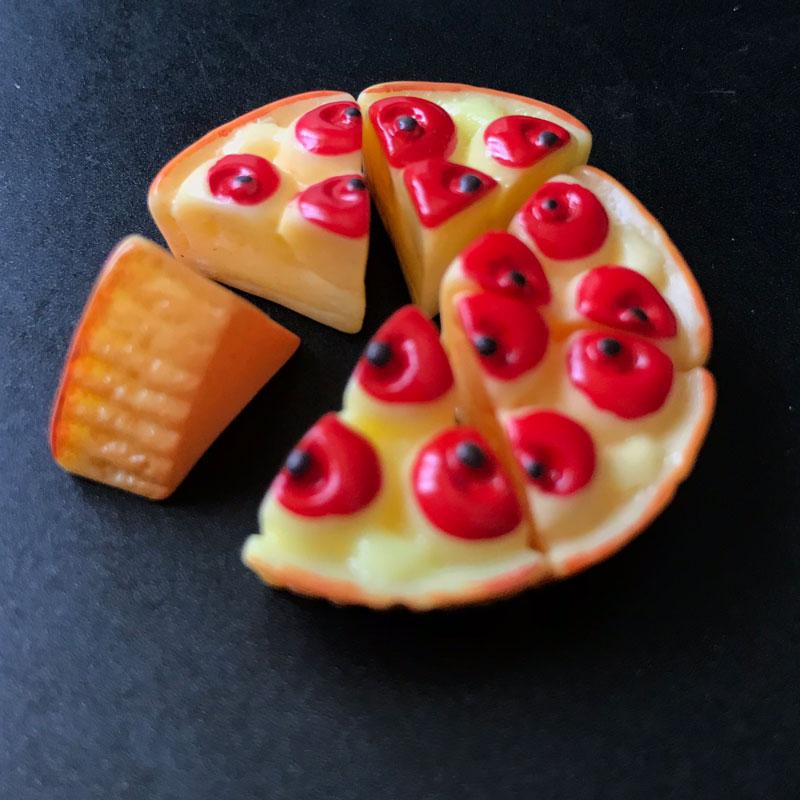 Charm Slime Mô hình set 06 Miếng bánh Pizza