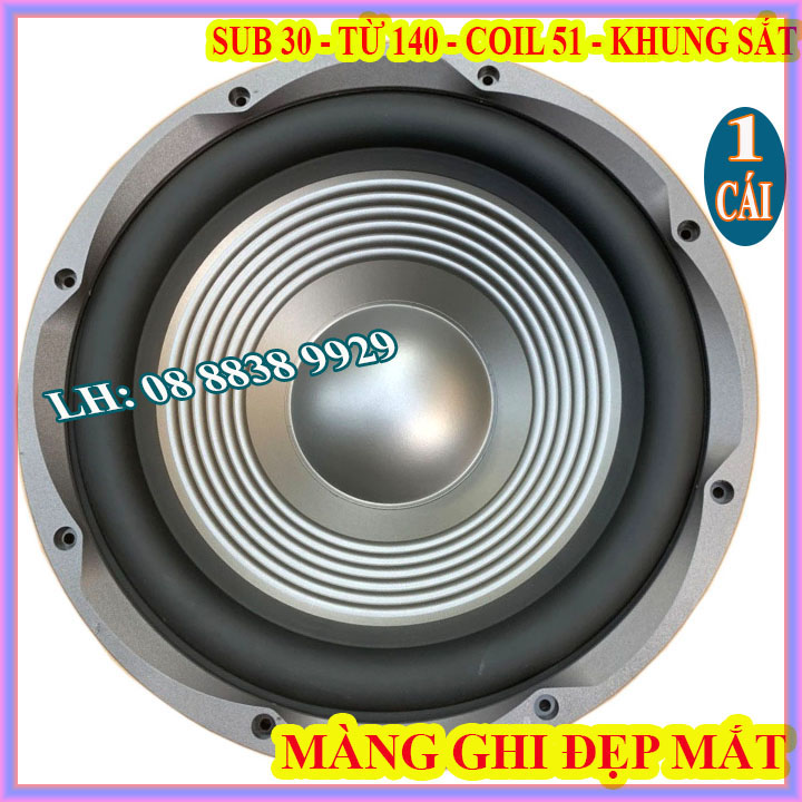 Củ loa sub 30 jb siêu trầm từ 140 coil 51 màng ghi - giá 1 chiếc