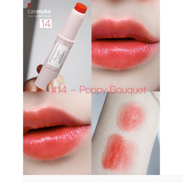 Son Dưỡng Môi Canmake Stay-on Balm Rouge 2,7g.