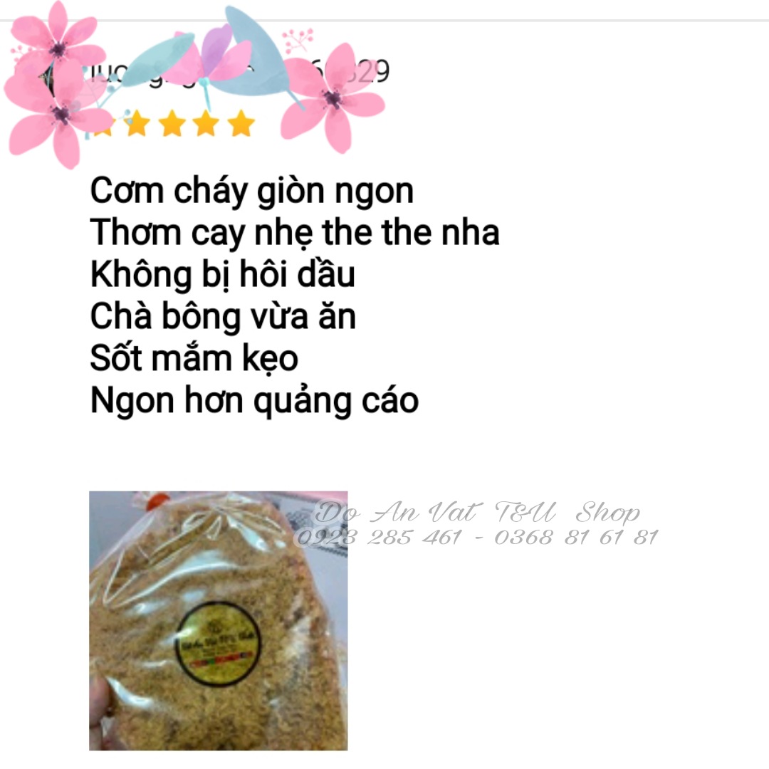 [HCM]500gr - Cơm Cháy Siêu Chà Bông - Loại Cay