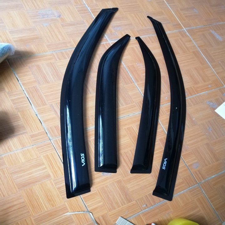 Bộ vè che mưa đen xe Toyota Vios đời 2008 đến 2012