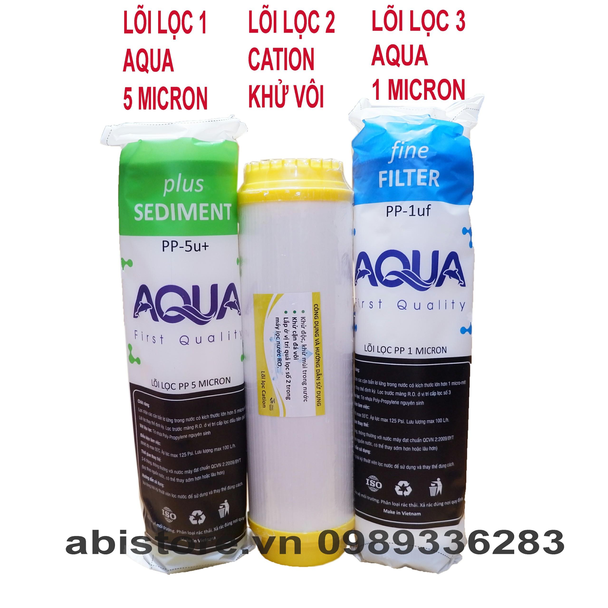 LÕI LỌC NƯỚC SỐ 123 CAO CẤP giá rẻ, lõi lọc nước 10 inch, lõi lọc nước 10l gia đình