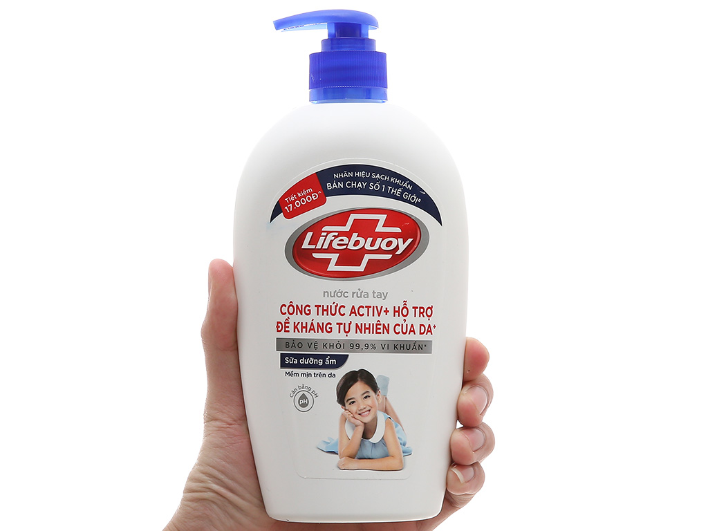 Nước Rửa Tay Lifebuoy Chai 450g