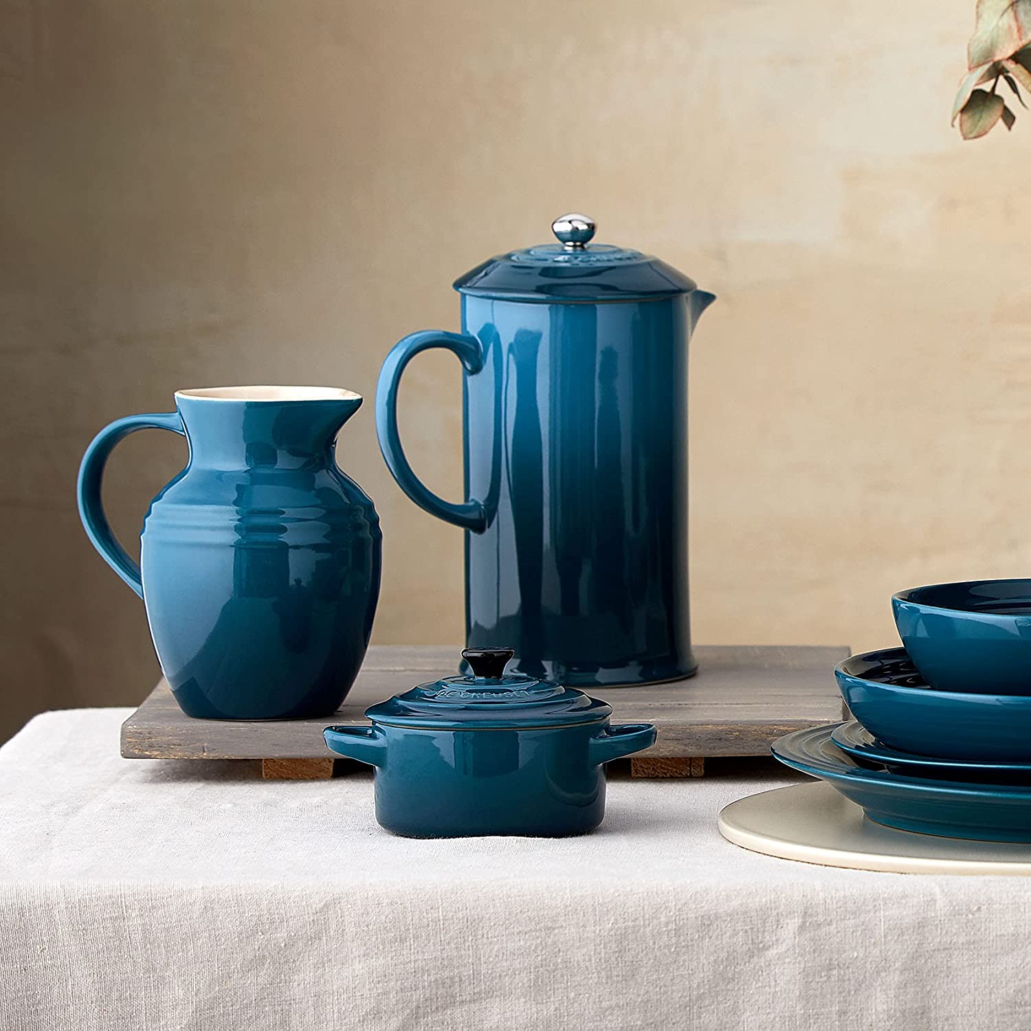 BÌNH PHA CÀ PHÊ LE CREUSET FRENCH PRESS, MÀU XANH