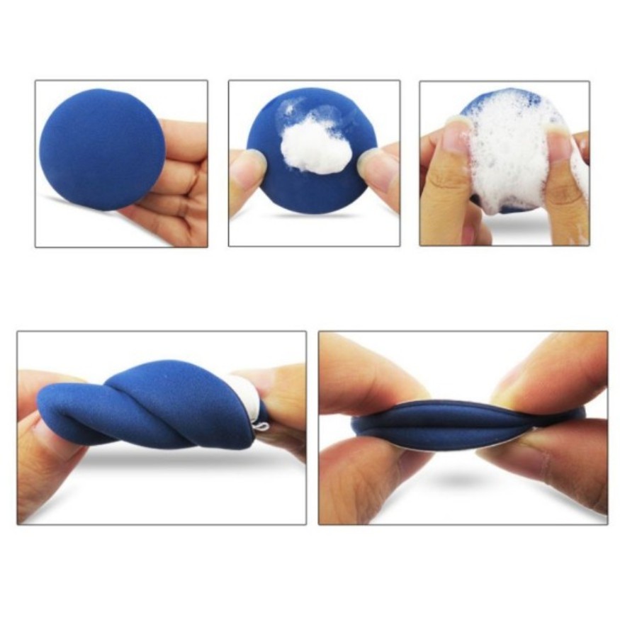 Túi 2 Bông Đánh Phấn Trang Điểm