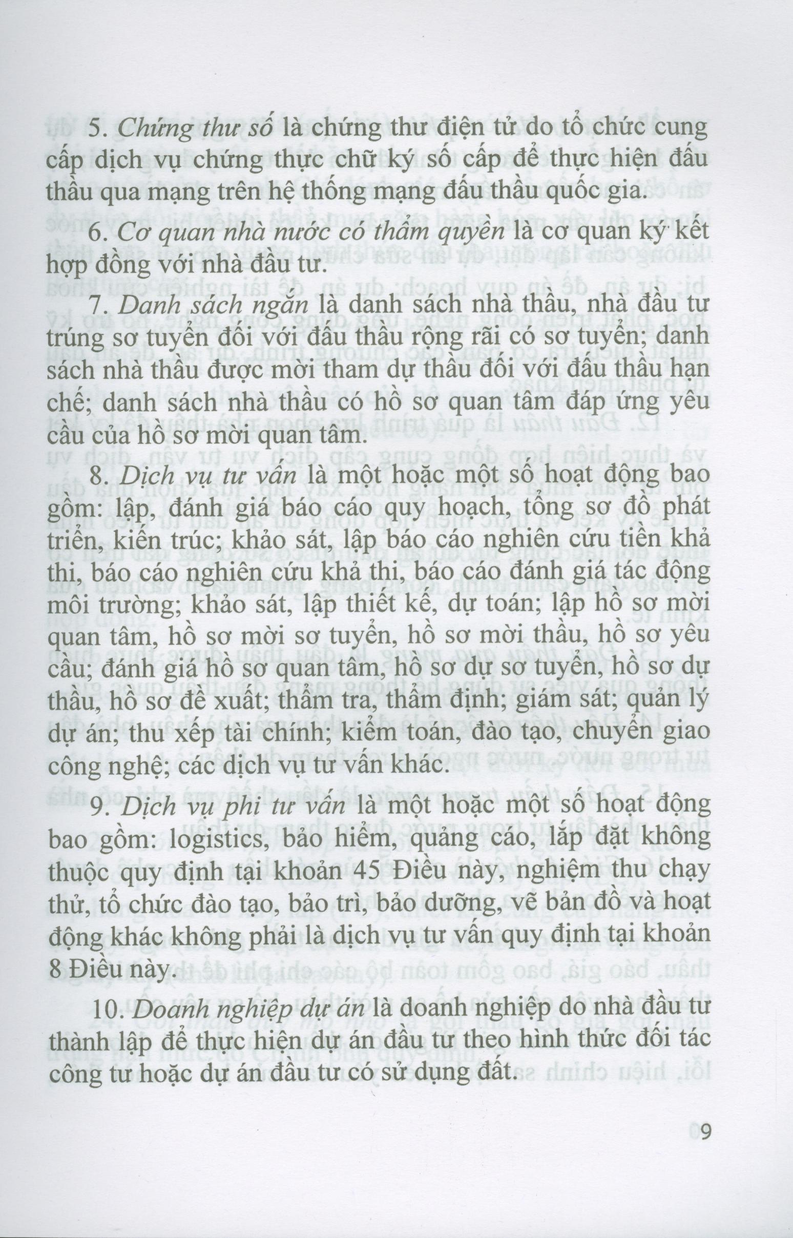 Luật Đấu Thầu và Văn bản hướng dẫn thi hành