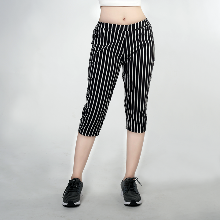 quần short lửng kaki co giãn nữ