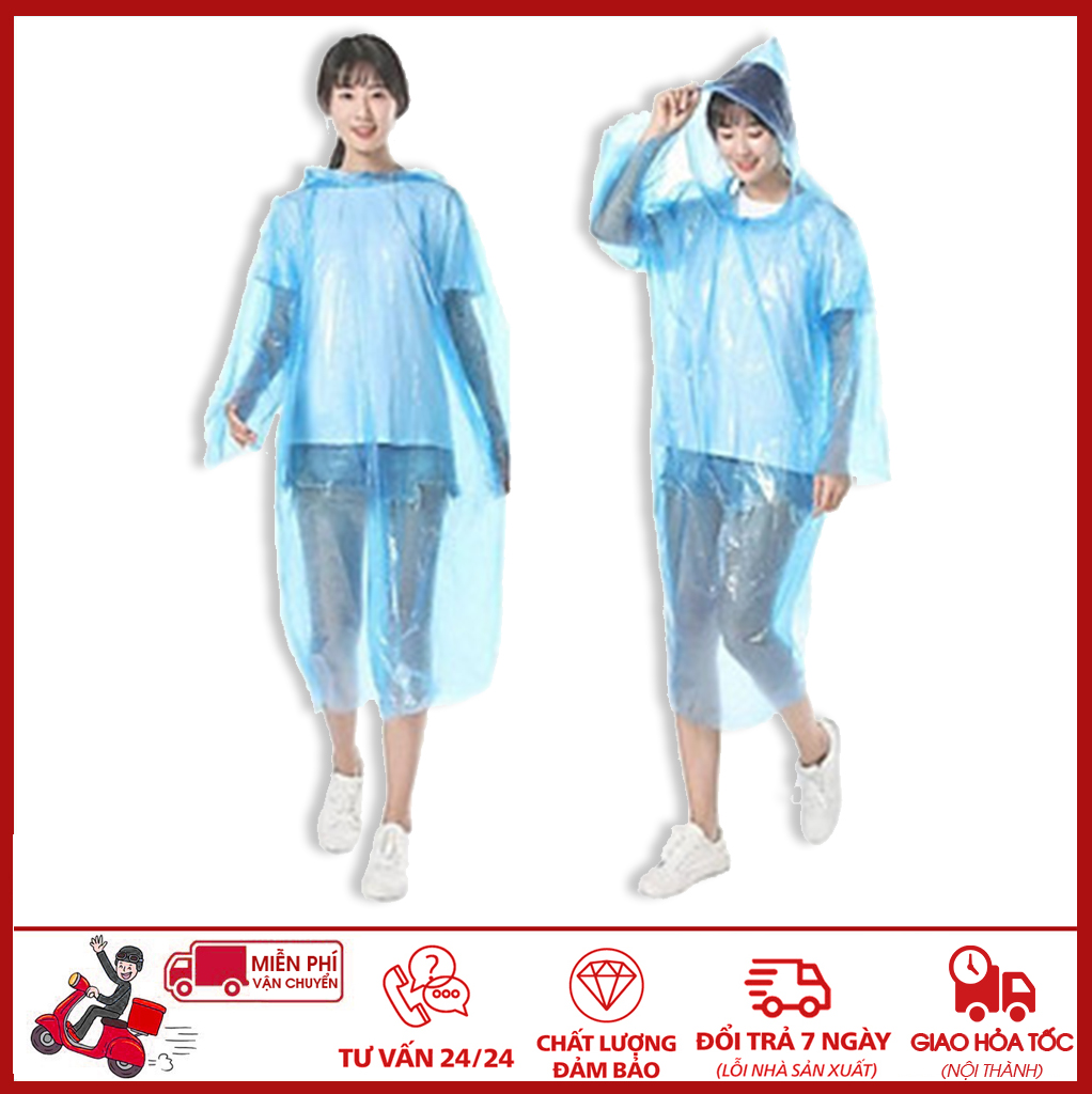 ⛔giadunghoalong⛔ bộ 10 áo mưa giấy thành long