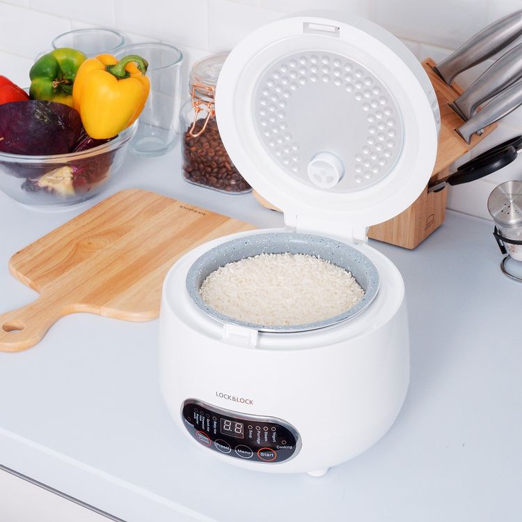 [Chính Hãng] Nồi Cơm Điện Mini siêu tiện lợi 0.8 lít Lock&Lock - EJR326
